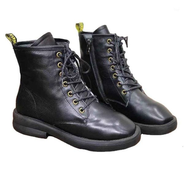 boots 8086-1 winter wool leather artistic crafts flat-heeled lace up warm cowhide women's 1 12af, Black
boots 8086-1 winter wool leather artistic crafts flat-heeled lace up warm cowhide women's 1 12af, Black