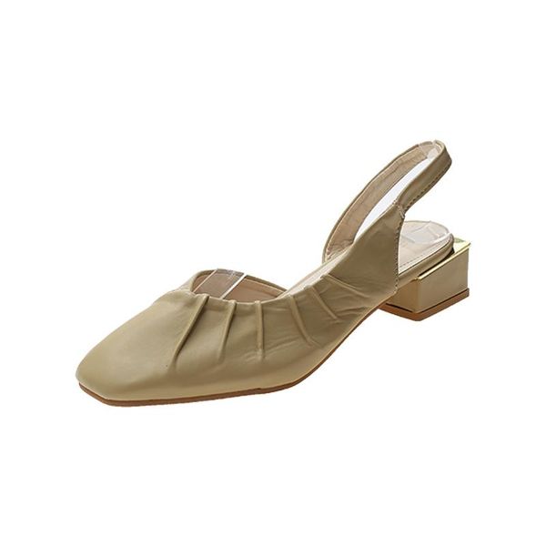 sandals fashion women's casual simple baotou pleated uppers elegant and versatile small fresh 2021, Black
sandals fashion women's casual simple baotou pleated uppers elegant and versatile small fresh 2021, Black