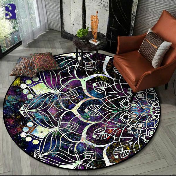 sunnyrain 1-piece printed mandala round carpet for living room area rugs bedroom carpets
sunnyrain 1-piece printed mandala round carpet for living room area rugs bedroom carpets