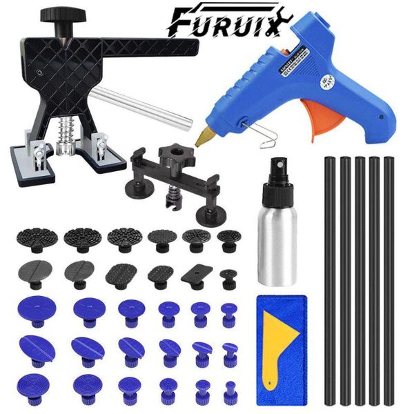professional hand tool sets dent puller kit- paintless puller, black car repair kit for auto body and hail damage
professional hand tool sets dent puller kit- paintless puller, black car repair kit for auto body and hail damage