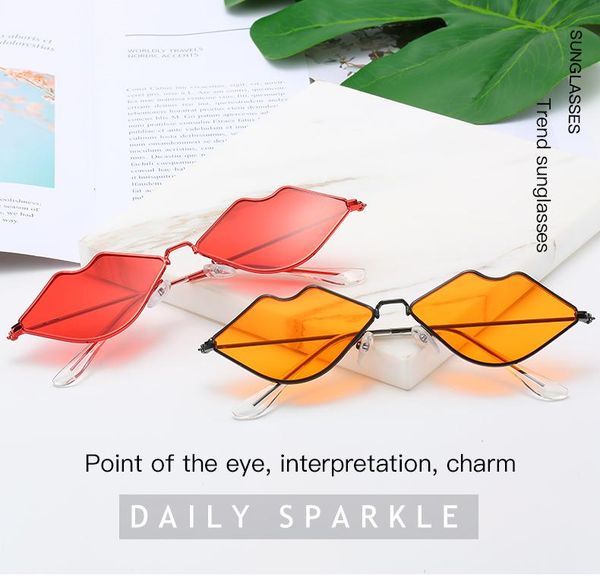 sunglasses fashion red small mouth lips shape women brand designer candy color sun glasses for eyeglasses uv400, White;black
sunglasses fashion red small mouth lips shape women brand designer candy color sun glasses for eyeglasses uv400, White;black
