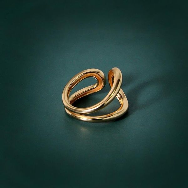 cluster rings 925 sterling silver ring female ins cold wind personality fashion simple hollow arc, Golden;silver
cluster rings 925 sterling silver ring female ins cold wind personality fashion simple hollow arc, Golden;silver