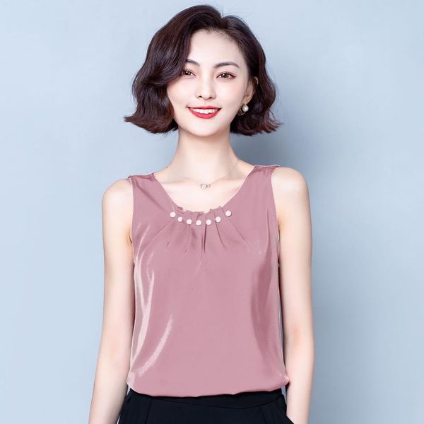 oversize 4xl beaded chiffon women blouse 2021 summer sleeveless solid slim elegant lady pulls women's blouses & shirts, White
oversize 4xl beaded chiffon women blouse 2021 summer sleeveless solid slim elegant lady pulls women's blouses & shirts, White