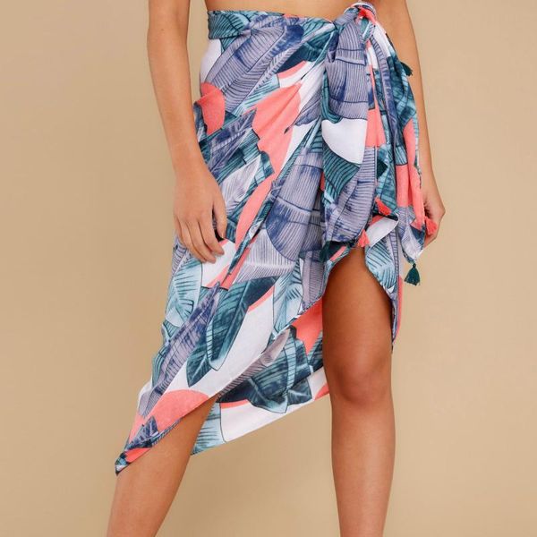 women beach skirt ruffles sarong bikini cover up chiffon wrap skirts swimwear fashion beachwear, Black
women beach skirt ruffles sarong bikini cover up chiffon wrap skirts swimwear fashion beachwear, Black