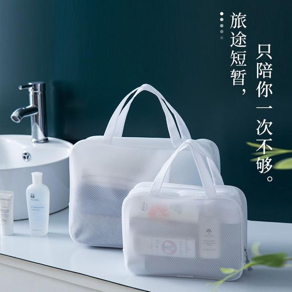 clip mesh material travel storage bags large-capacity waterproof toiletry white multi-specification cosmetic & cases
clip mesh material travel storage bags large-capacity waterproof toiletry white multi-specification cosmetic & cases