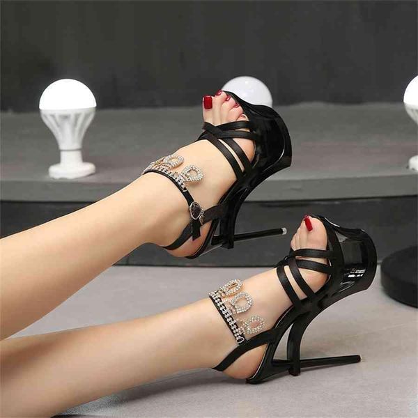 rhinestone sandals women shoes 2020 new high-heeled 15cm soft and comfortable crystal lady shoes size 34-40, Black
rhinestone sandals women shoes 2020 new high-heeled 15cm soft and comfortable crystal lady shoes size 34-40, Black