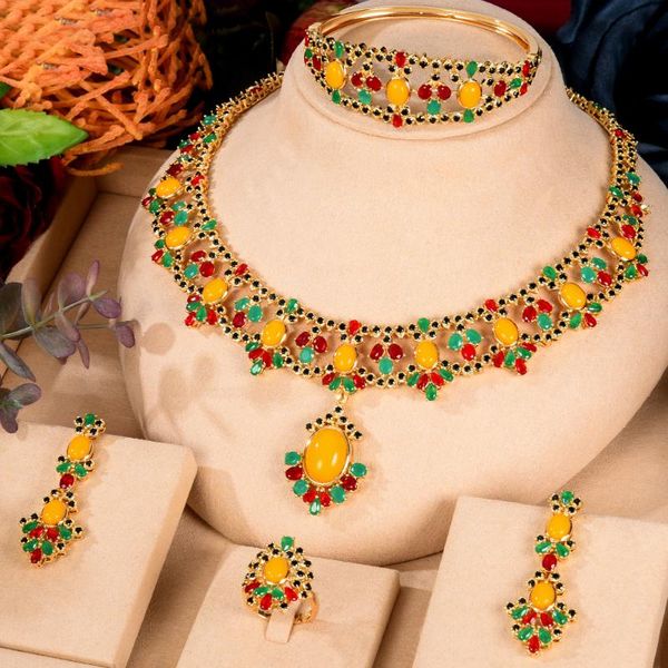 earrings & necklace kellybola fashion gorgeous aristocratic zircon jewelry 4pcs dubai african bridal wedding banquet luxury set, Silver
earrings & necklace kellybola fashion gorgeous aristocratic zircon jewelry 4pcs dubai african bridal wedding banquet luxury set, Silver