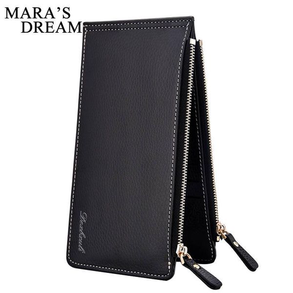 wallets mara's dream 2021 bifold men wallet brand mens leather long clutch male money purse id card holder carteira masculina, Red;black
wallets mara's dream 2021 bifold men wallet brand mens leather long clutch male money purse id card holder carteira masculina, Red;black
