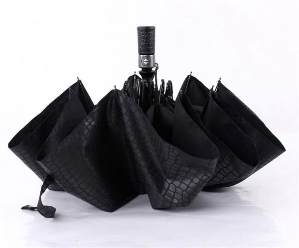umbrellas gentle men three folding compact fully automatic large umbrella imitation crocodile skin winfproof strong
umbrellas gentle men three folding compact fully automatic large umbrella imitation crocodile skin winfproof strong