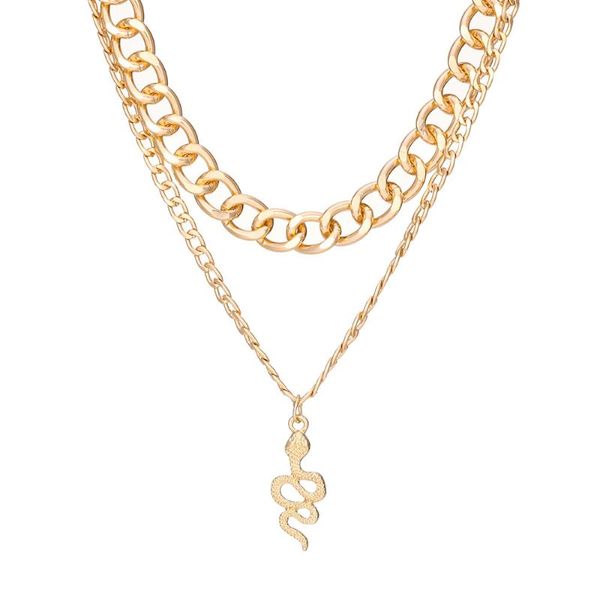 pendant necklaces women snake layered necklace ladies chains fashion chain jewellery, Silver
pendant necklaces women snake layered necklace ladies chains fashion chain jewellery, Silver
