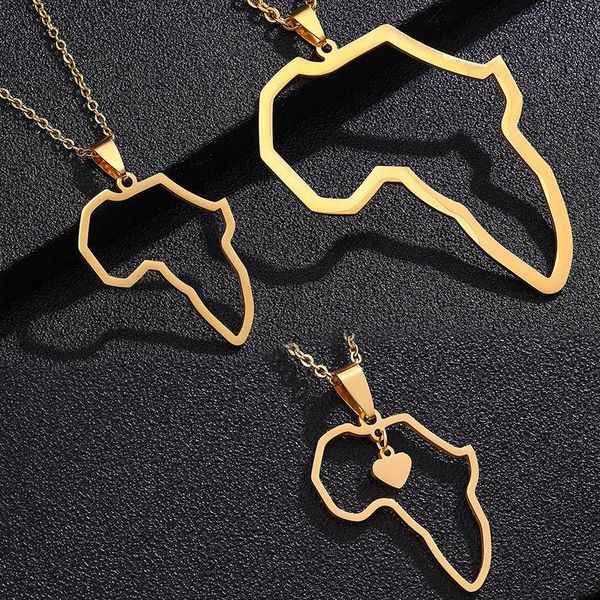 pendant necklaces 2021 africa profile map stainless steel gold color outline african maps jewelry for men&women gifts, Silver
pendant necklaces 2021 africa profile map stainless steel gold color outline african maps jewelry for men&women gifts, Silver