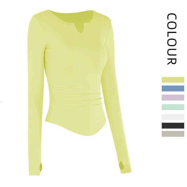 Women's T-shirt 2021 autumn winter sports top women's long sleeve T-shirt tight naked running fitns cloth slim yoga cloth, White
Women's T-shirt 2021 autumn winter sports top women's long sleeve T-shirt tight naked running fitns cloth slim yoga cloth, White