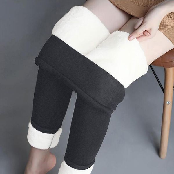 women's leggings winter women hight waist velvet warm pants solid color legging comfortable keep stretchy, Black
women's leggings winter women hight waist velvet warm pants solid color legging comfortable keep stretchy, Black