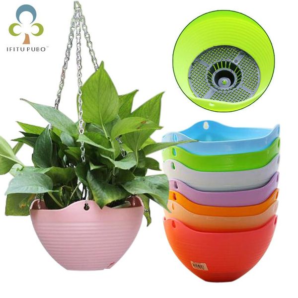 planters & pots colorful round plastic hanging planter flower pot with metal chain for home and garden indoor plant drop gyh
planters & pots colorful round plastic hanging planter flower pot with metal chain for home and garden indoor plant drop gyh