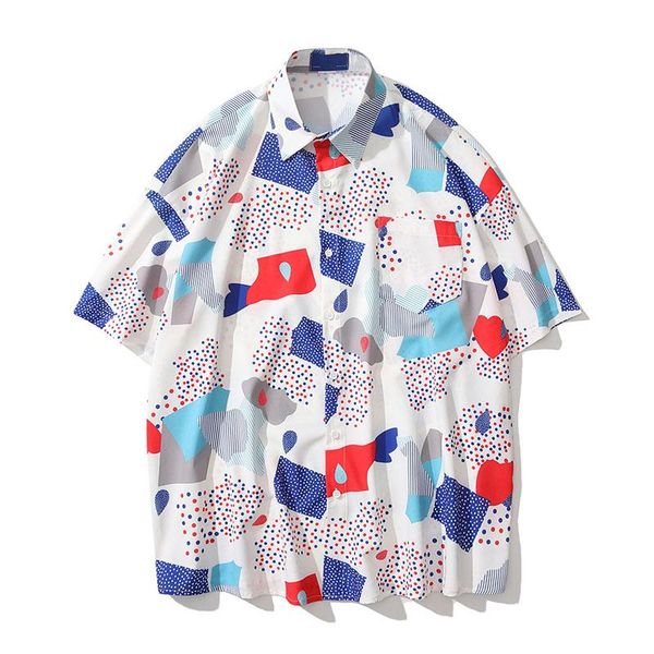 europe street vintage spliced short sleeve shirts men fashion hip hop loose shirt casual hawaii print beach clothing l xl men's, White;black
europe street vintage spliced short sleeve shirts men fashion hip hop loose shirt casual hawaii print beach clothing l xl men's, White;black