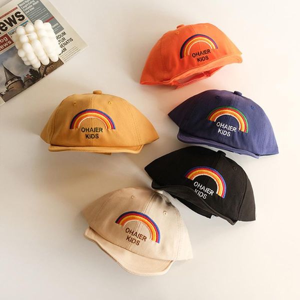 berets baby cap spring summer children infant visors soft eaves snapback hat embroidered letters boys girls cute rainbow baseball caps, Blue;gray
berets baby cap spring summer children infant visors soft eaves snapback hat embroidered letters boys girls cute rainbow baseball caps, Blue;gray
