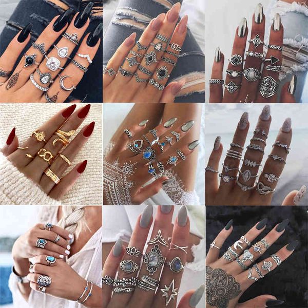 designer rings boho finger set for women punk elephant flower crystal silver color hollow out knuckle bohemian jewelry accessories, Golden;silver
designer rings boho finger set for women punk elephant flower crystal silver color hollow out knuckle bohemian jewelry accessories, Golden;silver