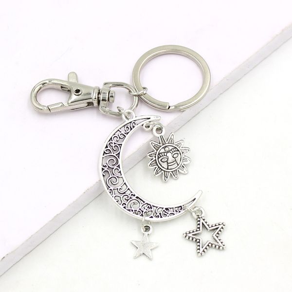 wholesale new star moon sun keychain keyrings behemian car key women bag accessories jewelry gifts, Slivery;golden
wholesale new star moon sun keychain keyrings behemian car key women bag accessories jewelry gifts, Slivery;golden