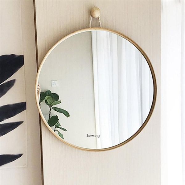 mirrors nordic round mirror wall hanging vanity solid wood restaurant decorative for bathroom makeup bedroom 
mirrors nordic round mirror wall hanging vanity solid wood restaurant decorative for bathroom makeup bedroom