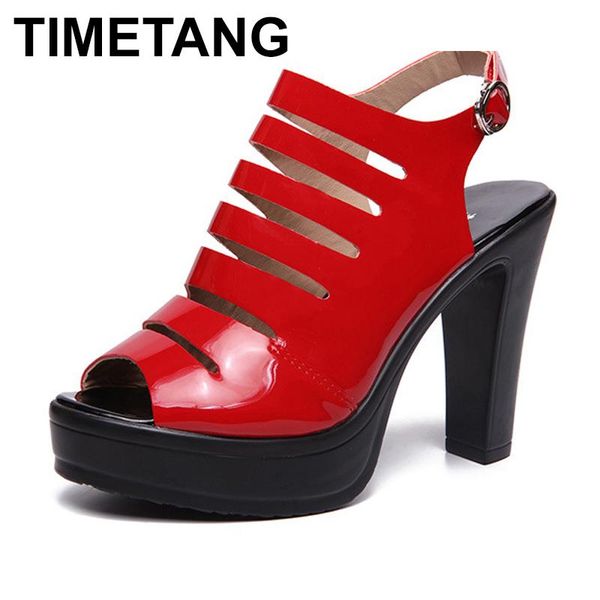 fashion women's gladiator high heel sandals black white block patent leather heels shoes big sizee1311
fashion women's gladiator high heel sandals black white block patent leather heels shoes big sizee1311