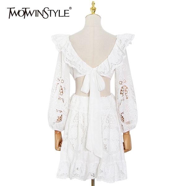 vintage white lace up bowknot dress for women v neck puff long sleeve high waist hollow out mini dresses female 210520, Black;gray
vintage white lace up bowknot dress for women v neck puff long sleeve high waist hollow out mini dresses female 210520, Black;gray