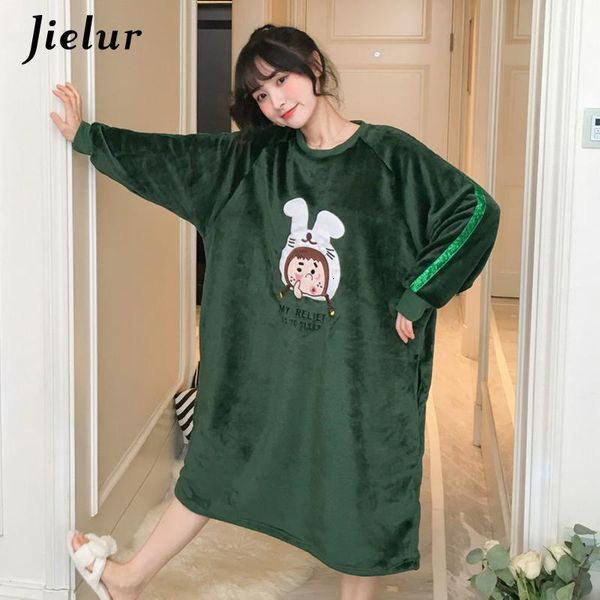 women's sleepwear letter o-neck coral velvet women nightdress long sleeve loose winter warm cute dressing gowns femme sleepwear1 w7ao, Black;red
women's sleepwear letter o-neck coral velvet women nightdress long sleeve loose winter warm cute dressing gowns femme sleepwear1 w7ao, Black;red