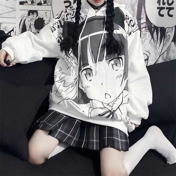 japanese anime hoodie autumn clothes women sweatshirt fashion print long sleeve loose warm velvet plus size pullover 211027, Black
japanese anime hoodie autumn clothes women sweatshirt fashion print long sleeve loose warm velvet plus size pullover 211027, Black