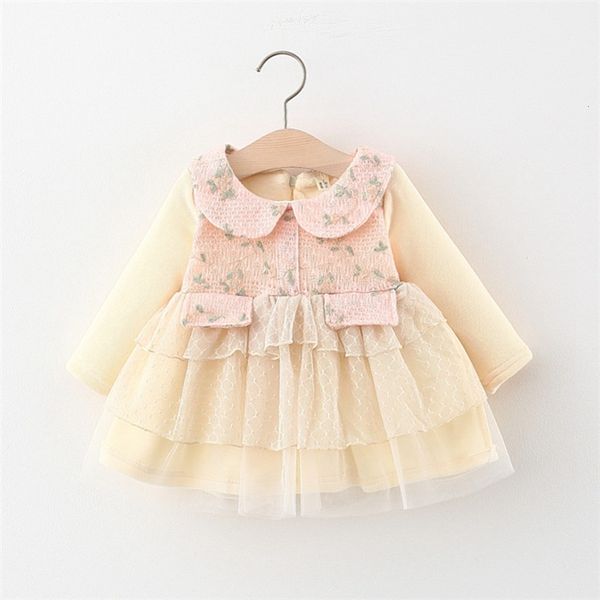 girl's dresses sweet autumn winter girls kids dress velvet long sleeve lace patchwork children baby infants princess vestidos outfits s, Red;yellow
girl's dresses sweet autumn winter girls kids dress velvet long sleeve lace patchwork children baby infants princess vestidos outfits s, Red;yellow