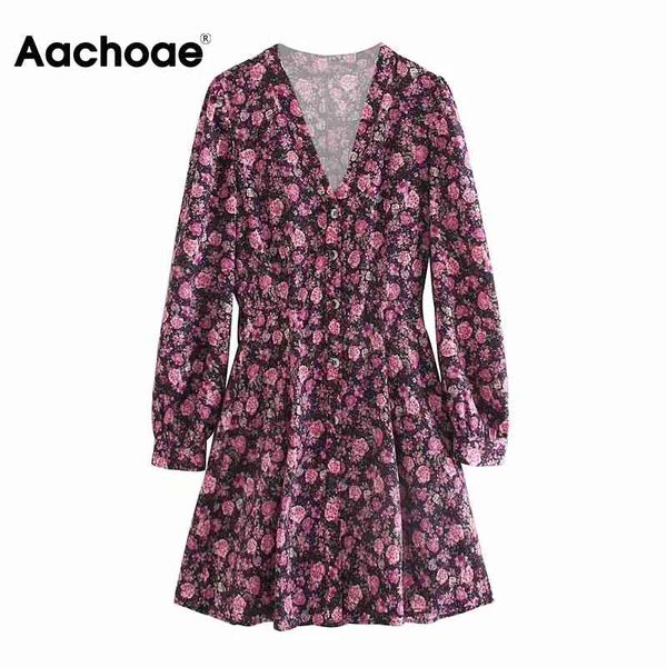 aachoae women long sleeve floral print dress v neck retro party dresses ladies a line chic mini dress vestidos mujer 210413, Black;gray
aachoae women long sleeve floral print dress v neck retro party dresses ladies a line chic mini dress vestidos mujer 210413, Black;gray