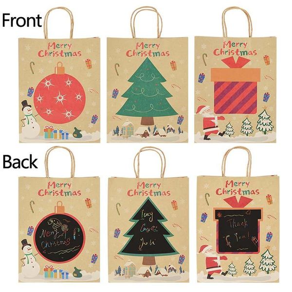 gift wrap 6pcs christmas decoration kraft paper cookies packaging bags handmade painting blessing tote noel navidad 2022
gift wrap 6pcs christmas decoration kraft paper cookies packaging bags handmade painting blessing tote noel navidad 2022