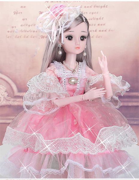 60cm girl doll toys for children fashion diy movable jointed princess doll with dresses set birthday toy makeup kids gift
60cm girl doll toys for children fashion diy movable jointed princess doll with dresses set birthday toy makeup kids gift