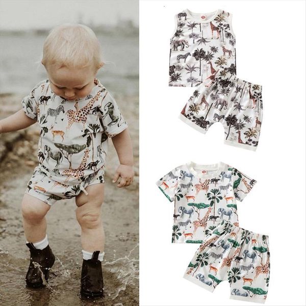 0 4y summer toddler kids boys clothes sets 2pcs animal printed pullover elastic shorts, White
0 4y summer toddler kids boys clothes sets 2pcs animal printed pullover elastic shorts, White