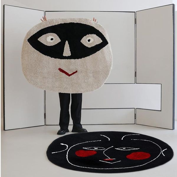 carpets post modern abstract face decoration art area rug, ins nordic style home collection , easy care towel feeling floor mat
carpets post modern abstract face decoration art area rug, ins nordic style home collection , easy care towel feeling floor mat