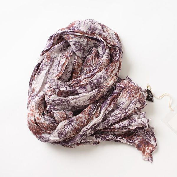 scarves original flower vine print wrinkled cotton linen scarf women thin light voile headband summer sunscreen, Blue;gray
scarves original flower vine print wrinkled cotton linen scarf women thin light voile headband summer sunscreen, Blue;gray