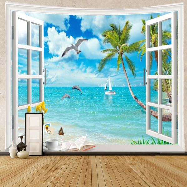 tapestries sepyue sailboat and birds on the beach outside window wall hanging tapestry art bedroom decor
tapestries sepyue sailboat and birds on the beach outside window wall hanging tapestry art bedroom decor