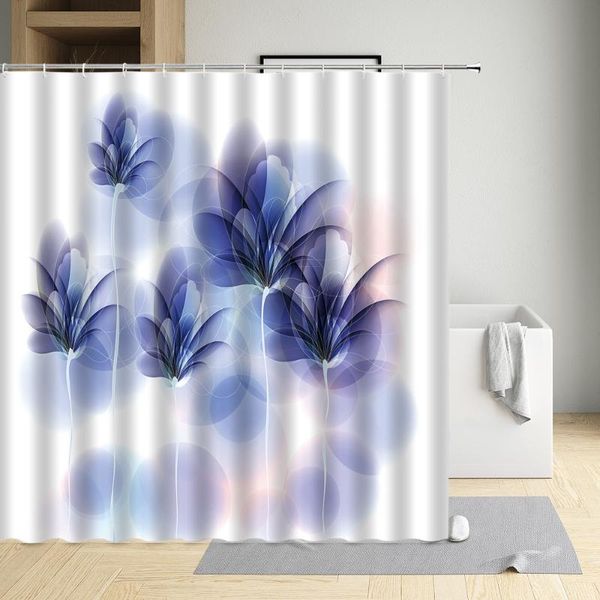 shower curtains creative flower curtain modern simple blue petal printing pattern bathroom decorative washable cloth with hooks
shower curtains creative flower curtain modern simple blue petal printing pattern bathroom decorative washable cloth with hooks