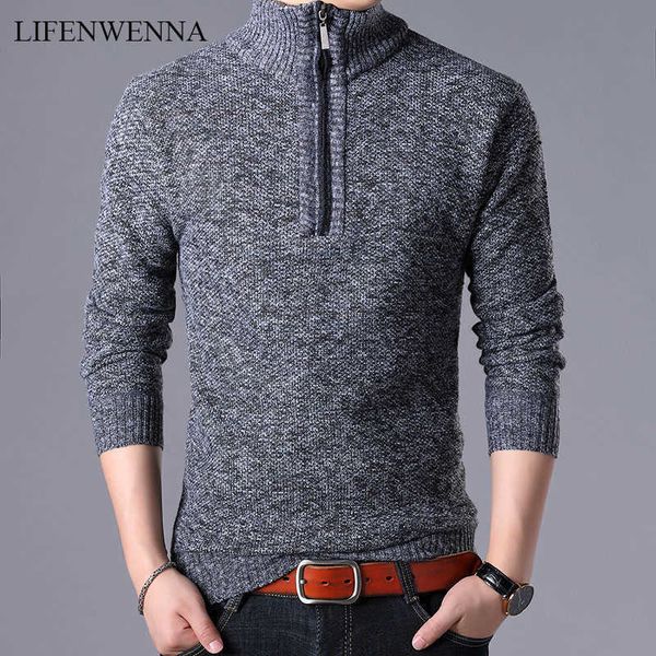 lifenwenna thick fashion sweater for mens pullover slim fit jumpers knitwear warm autumn korean style casual clothing male 210528, White;black
lifenwenna thick fashion sweater for mens pullover slim fit jumpers knitwear warm autumn korean style casual clothing male 210528, White;black