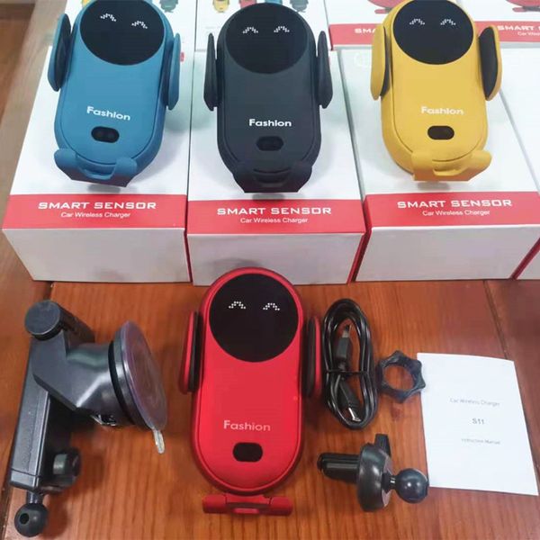 s11 smart infrared sensor wireless charger automatic car mobile phone holder base chargers with suction cup mount for iphone12 11 xr samsung
s11 smart infrared sensor wireless charger automatic car mobile phone holder base chargers with suction cup mount for iphone12 11 xr samsung