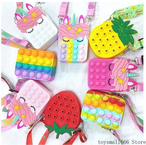 decompression fidget toys sensory bubble shoulder bag cellphone straps finger push phone pouch case coin purse unicorn for girls
decompression fidget toys sensory bubble shoulder bag cellphone straps finger push phone pouch case coin purse unicorn for girls