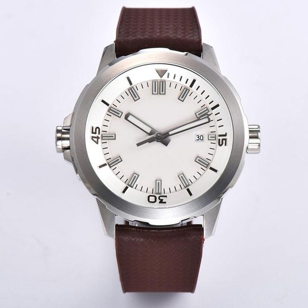 wristwatches mens watch 45mm automatic white sterile dial mechanical rubber strap date waterproof luminousmiyota/seagull movement corgeu, Slivery;brown
wristwatches mens watch 45mm automatic white sterile dial mechanical rubber strap date waterproof luminousmiyota/seagull movement corgeu, Slivery;brown