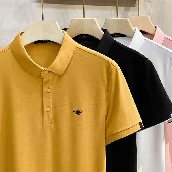 2021 summer new polo men's short lapel t- business casual half sleeve tide brand embroidered paul shirt, White;black
2021 summer new polo men's short lapel t- business casual half sleeve tide brand embroidered paul shirt, White;black