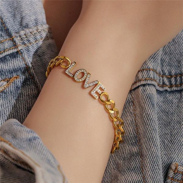 link, chain yeyulin stainless steel multi-style bracelet for women butterfly heart letter gold charm fashion jewelry gift, Black
link, chain yeyulin stainless steel multi-style bracelet for women butterfly heart letter gold charm fashion jewelry gift, Black