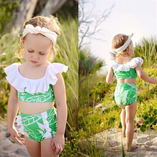 one-pieces baby girl bikini set toddler girls kids grils two-piece swimsuit with ruffled split leaf pattern, Black
one-pieces baby girl bikini set toddler girls kids grils two-piece swimsuit with ruffled split leaf pattern, Black