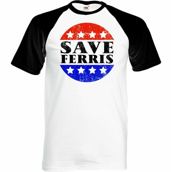 Ferris Bueller Day T-SHIRT SAVE FERRIS Mens Retro Movie 80's Distressed, White;black
Ferris Bueller Day T-SHIRT SAVE FERRIS Mens Retro Movie 80's Distressed, White;black