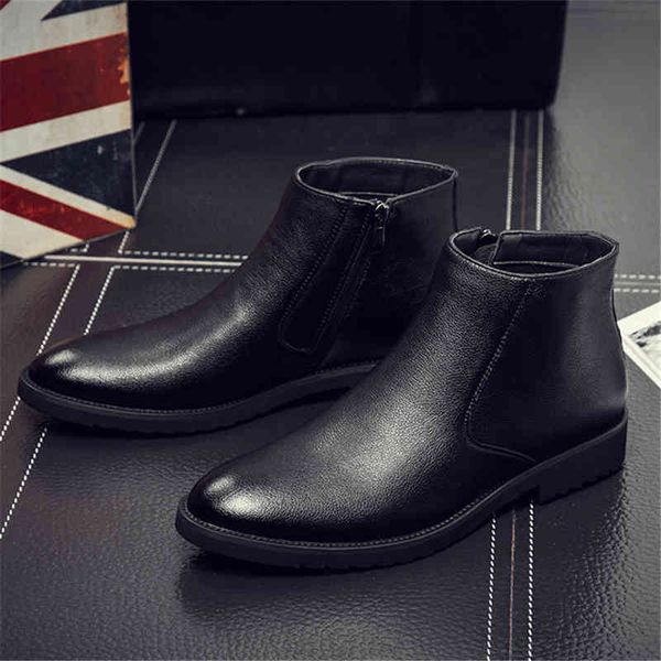 boots winter men round toe zipper male comfortable soft bottom silp-on casual slip-on ankle 515771 rijo, Black
boots winter men round toe zipper male comfortable soft bottom silp-on casual slip-on ankle 515771 rijo, Black