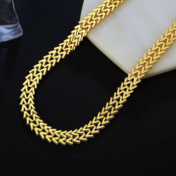 chains unique w shape chain necklace 18k gold men women fashion jewelry gift drop, Silver
chains unique w shape chain necklace 18k gold men women fashion jewelry gift drop, Silver