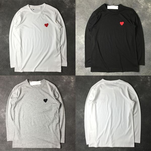 love embroidery t shirts peach cotton long-sleeved round neck men women loose casual head t-shirt, White;black
love embroidery t shirts peach cotton long-sleeved round neck men women loose casual head t-shirt, White;black