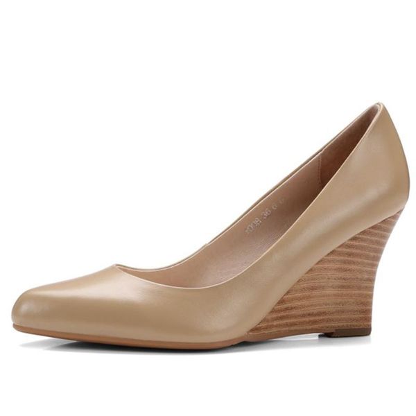 dress shoes lapolaka design 100% genuine leather comfy walking wedges high heels office lady pumps woman, Black
dress shoes lapolaka design 100% genuine leather comfy walking wedges high heels office lady pumps woman, Black