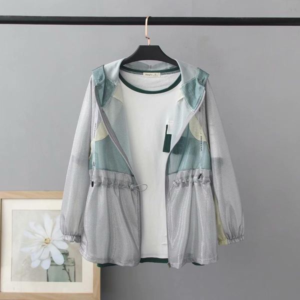 plus size outerwear & coats zipper jackets women 2021 patchwork bright silk drop-shoulder sleeven hooded summer coat sun protection clothing, Black
plus size outerwear & coats zipper jackets women 2021 patchwork bright silk drop-shoulder sleeven hooded summer coat sun protection clothing, Black