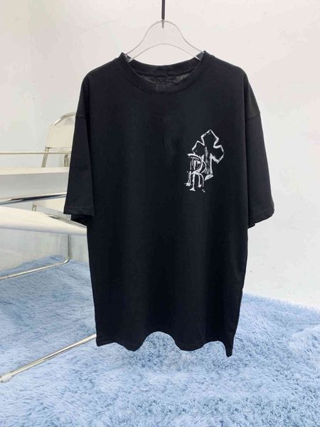 t shirt 2021 chao brand sanskrit ch double r cross hand painted short sleeve dark heavy lovers, White
t shirt 2021 chao brand sanskrit ch double r cross hand painted short sleeve dark heavy lovers, White